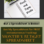 Monthly Budget Speadsheet